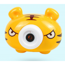 [READY STOCK] Tiger Rabbit bubble analog bath toy camera machine with musics and sounds for kids children Cute Cartoon